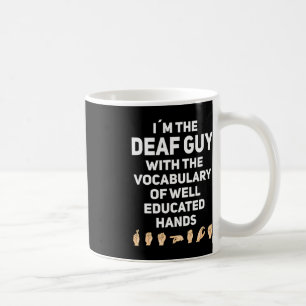 Taza De Café Lenguaje de Rótulo mano ASL Gesto de la mano Conci