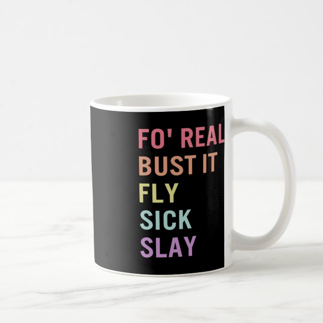 Taza De Café Lenguaje de Rótulo para busto real it ASL argot so (Derecha)