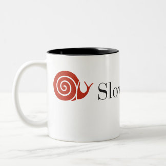 Taza de café lenta del dos-tono de la comida NYC