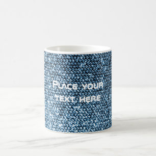 Taza De Café Lentejuelas de plata