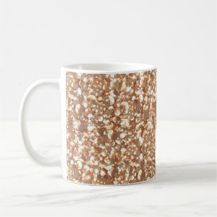 Taza De Café Lentejuelas de purpurina sin fisuras brillan dorad