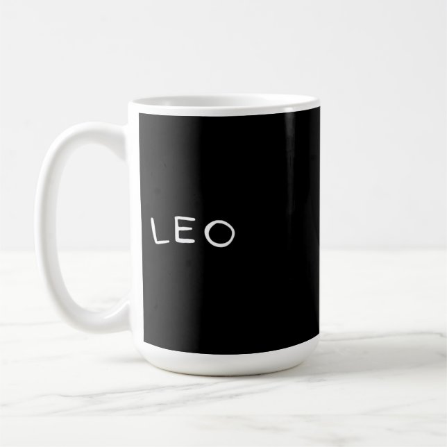 Taza De Café Leo Astrology Coffee Tea Mug (Izquierda)