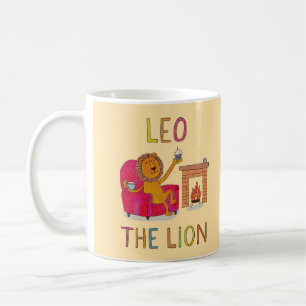 Taza De Café Leo el tierno león de los Leones