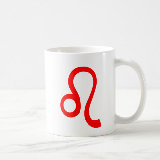 Taza De Café Leo en rojo