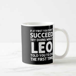 Taza De Café Leo Gift Name Personalized Birthday Funny Christma