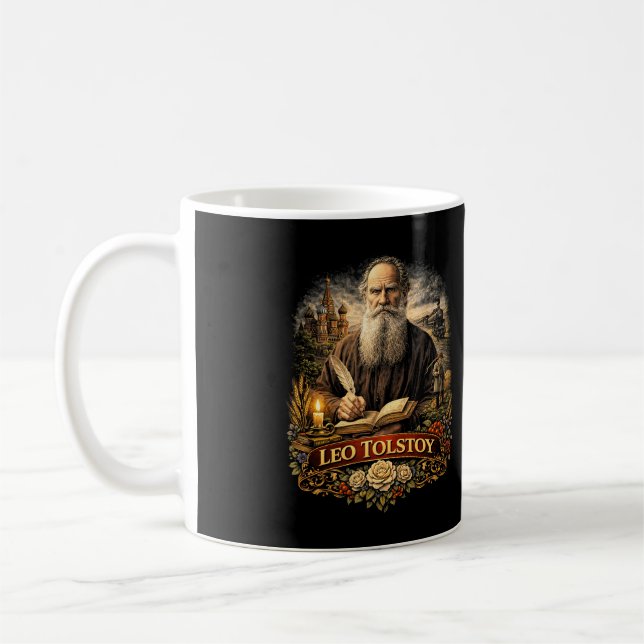 Taza De Café Leo Tolstoy (Izquierda)