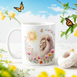 Taza De Café León acuático de primavera - Mug infantil