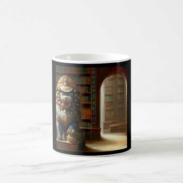 Taza De Café León alimentario chino (21) (Centro)