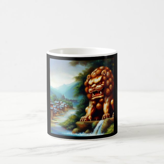 Taza De Café León alimentario chino (36) (Centro)