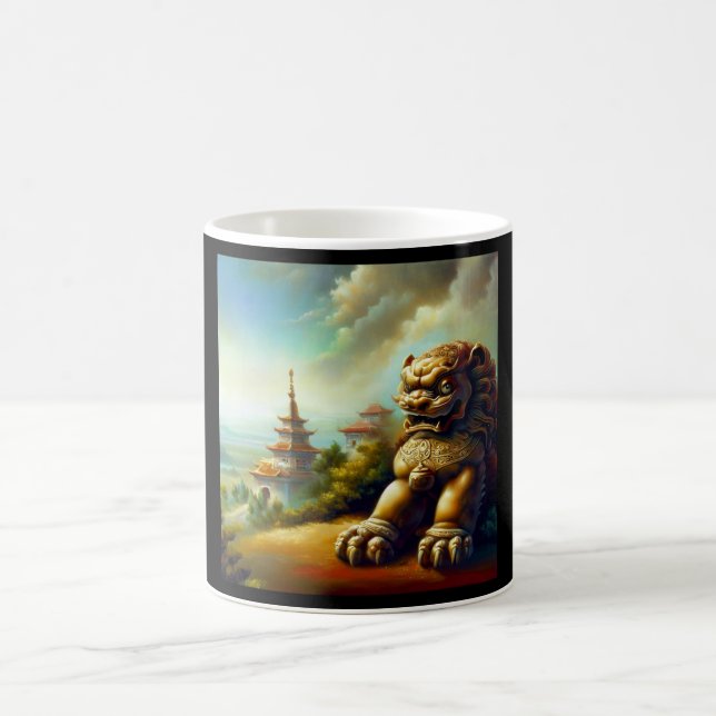 Taza De Café León alimentario chino (4) (Centro)