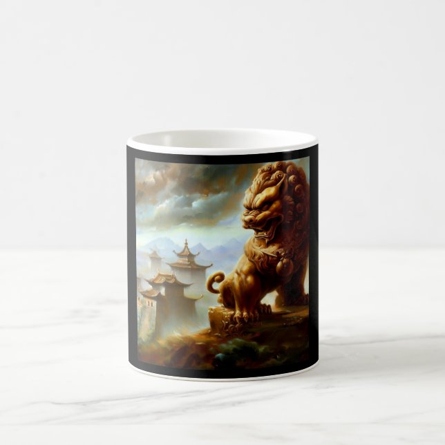 Taza De Café León alimentario chino (9) (Centro)