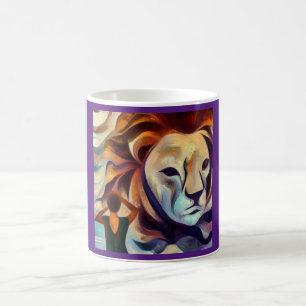 Taza De Café León animal espiritual 3