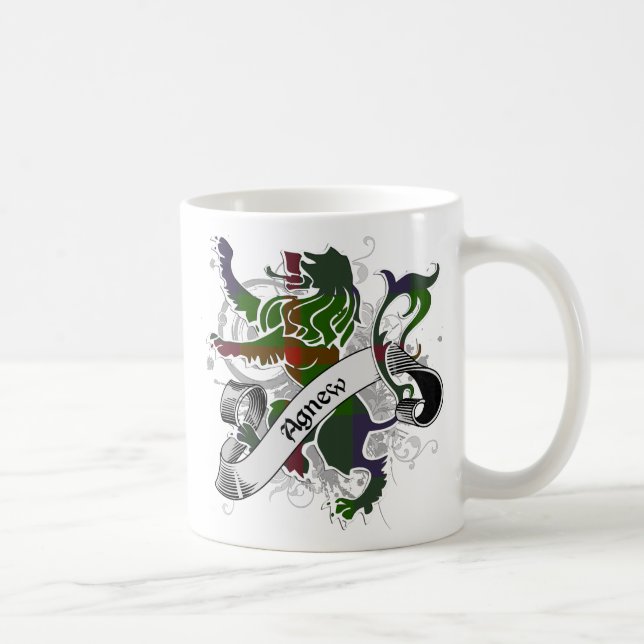 Taza De Café León de Agnew Tartan (Derecha)