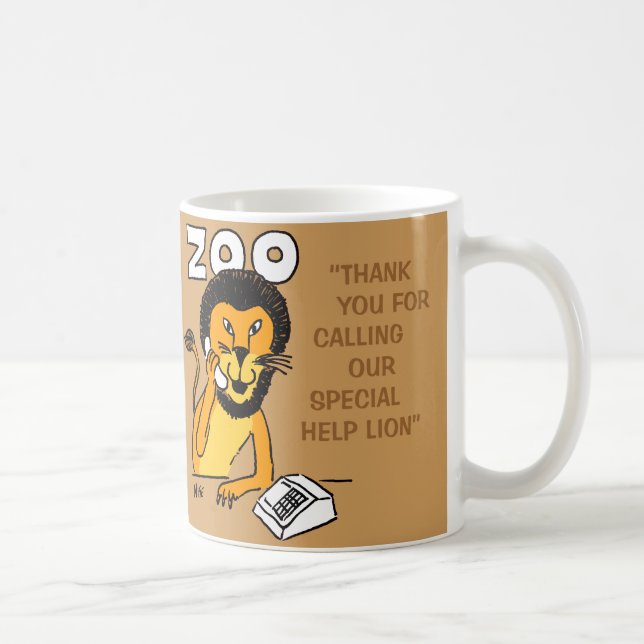 Taza De Café León de ayuda especial (Derecha)