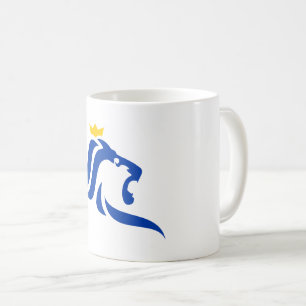 Taza De Café León de bandera de Luxemburgo
