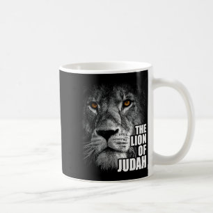 Taza De Café León de Judá Jesús Fe Cristiana Sobre El Miedo