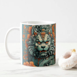Taza De Café León de la Flu Sabiduría 