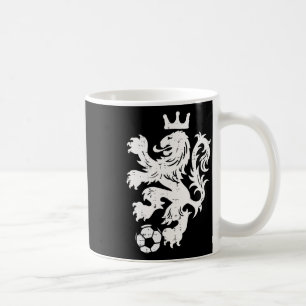 Taza De Café León de los Países Bajos Holandés Naranja Fanático