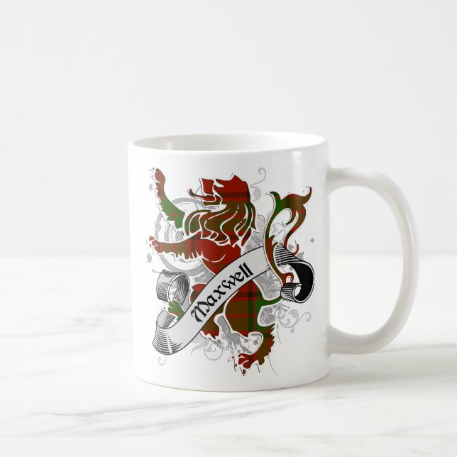 Taza De Café León de Maxwell Tartan (Derecha)