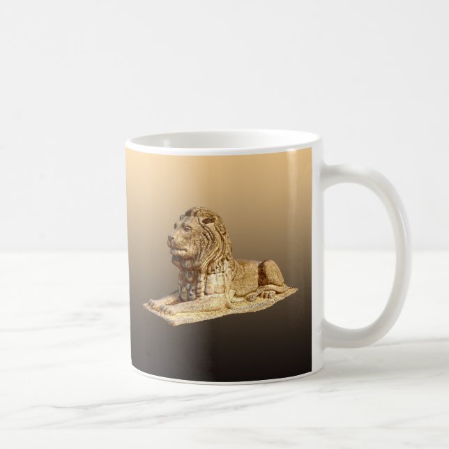 Taza De Café León de Piedra (Derecha)