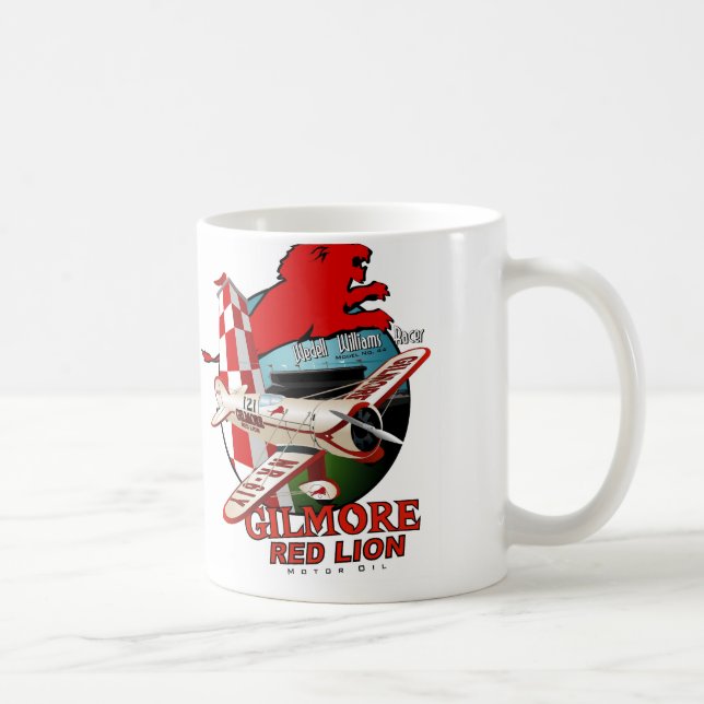 Taza De Café León del rojo de Wedell Guillermo Gilmore (Derecha)