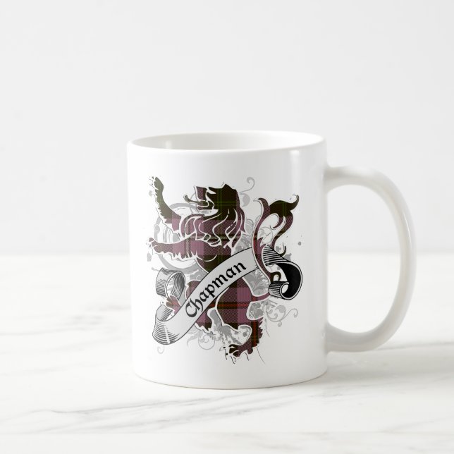 Taza De Café León del tartán del buhonero (Derecha)