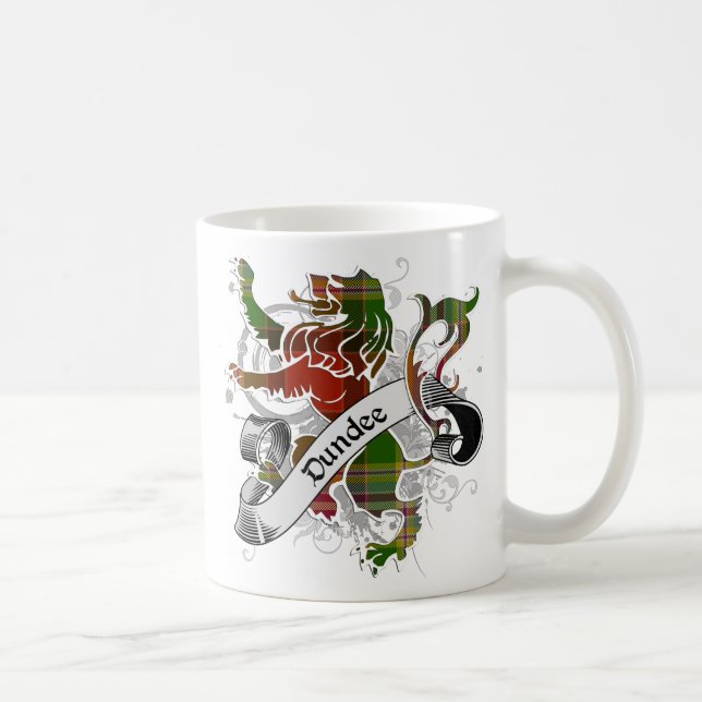 Taza De Café León Dundee Tartán (Derecha)