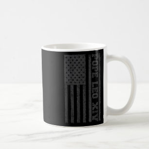 Taza De Café León, el nuevo papa católico con bandera norteamer