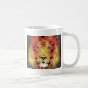 Taza De Café León fractal