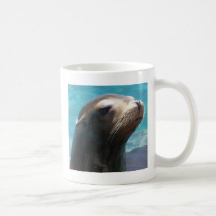 Taza De Café León marino