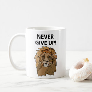 Taza De Café León Nunca Se Rinde León