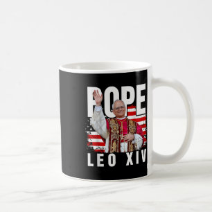 Taza De Café León Xiv Nuevo Papa Primer Pabellón Norteamericano
