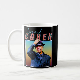 Taza De Café Leonard Cohen Regalos de fans de la música retro