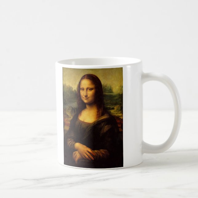 Taza De Café Leonardo da Vinci - Mona Lisa (Derecha)
