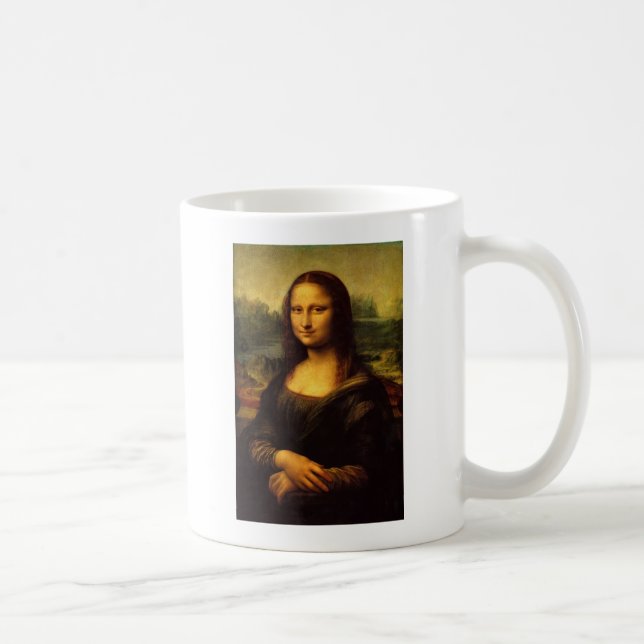 Taza De Café Leonardo da Vinci, Mona Lisa (Derecha)