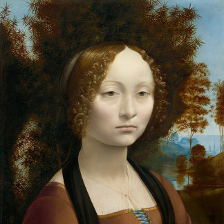 Taza De Café Leonardo da Vinci painting of Ginevra de' Bencimug