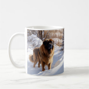 Taza De Café Leonberger Let It Snow Navidades