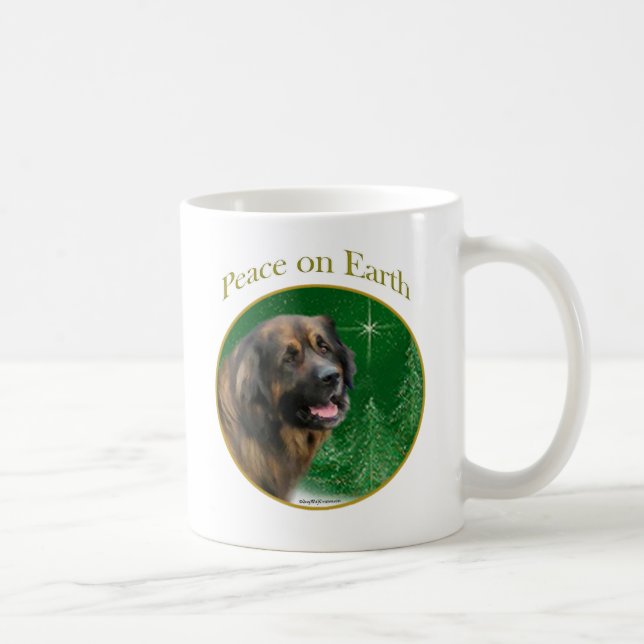 Taza De Café Leonberger Peace (Derecha)