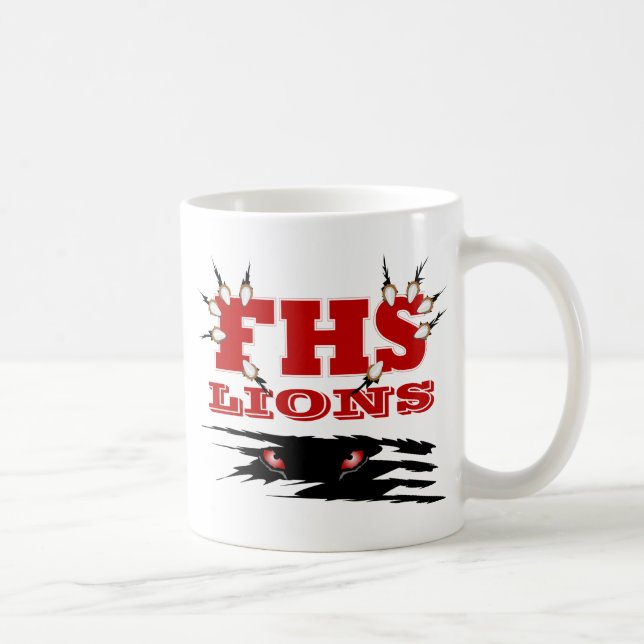 Taza De Café Leones de FHS (Derecha)
