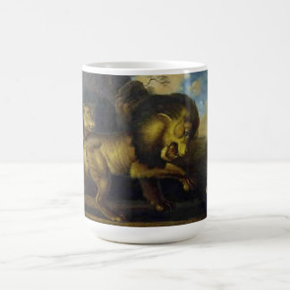 Taza de café 'Leones y Serpiente' de Raden Saleh®