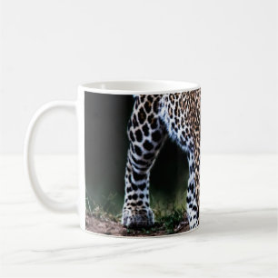 TAZA DE CAFÉ LEOPARD CAMINANDO EN SALVAJE