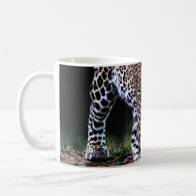 TAZA DE CAFÉ LEOPARD CAMINANDO EN SALVAJE (Izquierda)