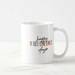 Taza De Café Leopard Feliz Día De La Independencia 4 De Julio P