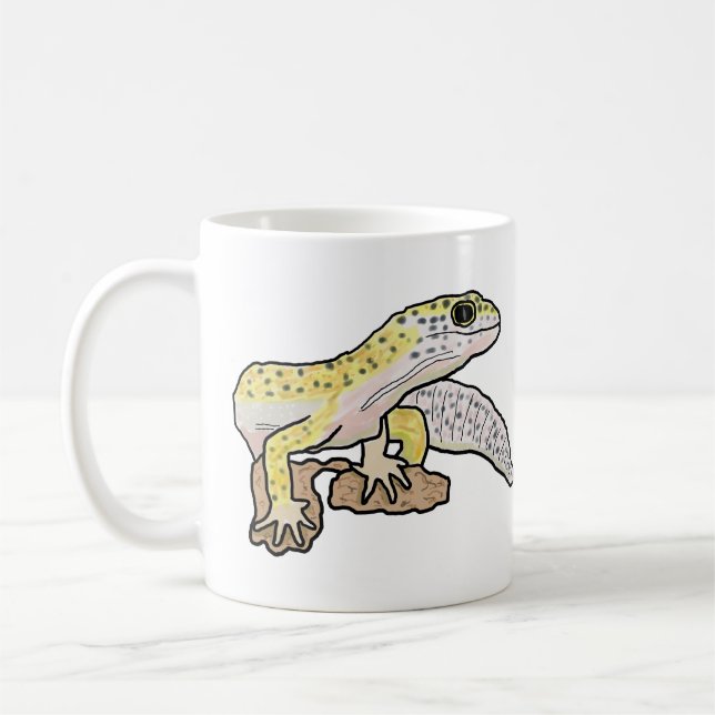 Taza De Café Leopard Gecko (Izquierda)