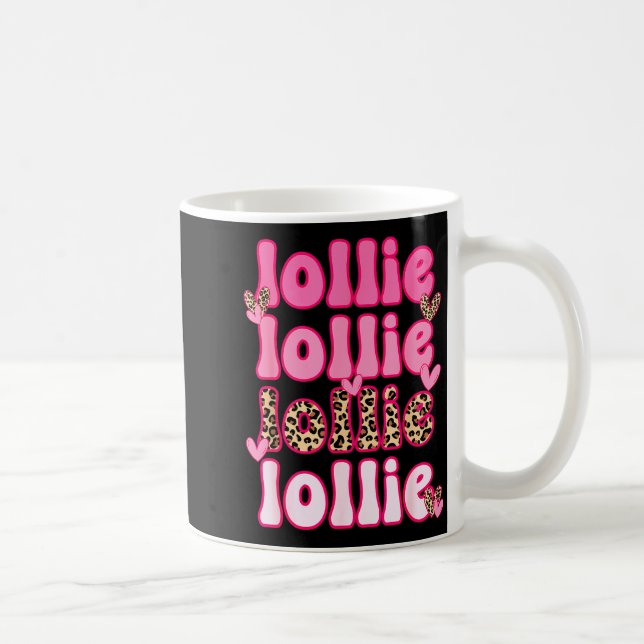 Taza De Café Leopard Groovy Lollie Valentine's Day Women Valent (Derecha)