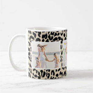 Taza De Café Leopard Print Three Collage de fotos