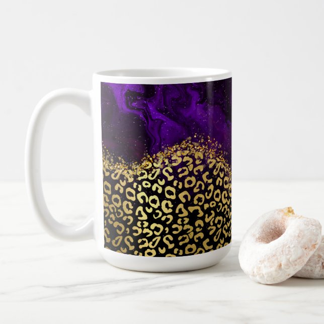 Taza De Café Leopard Spots (Con donut)