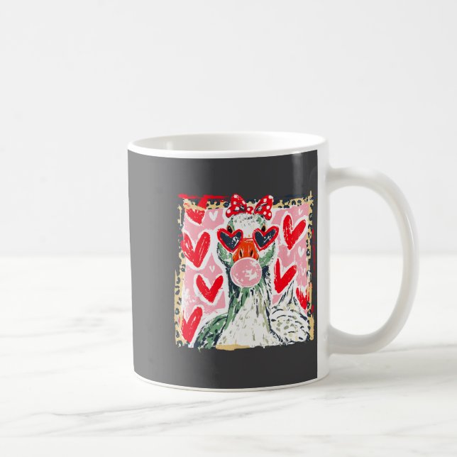 Taza De Café Leopard Valentine's Day Goose Cute Animal Couple M (Derecha)