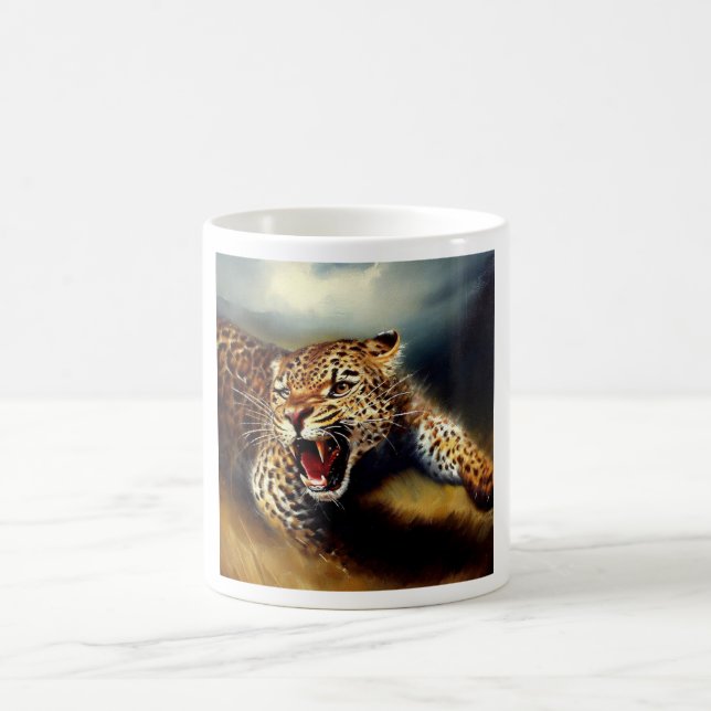 Taza De Café Leopardo (Centro)