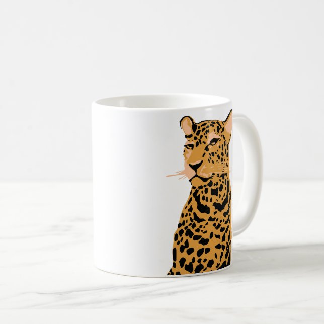 Taza De Café Leopardo (Anverso derecho)